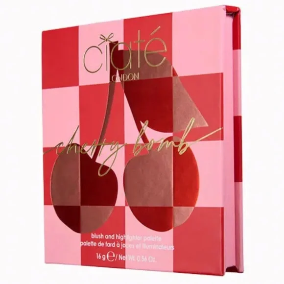 Ciate London Cherry Bomb Blush & Highlighter Palette - Picture 16 of 16
